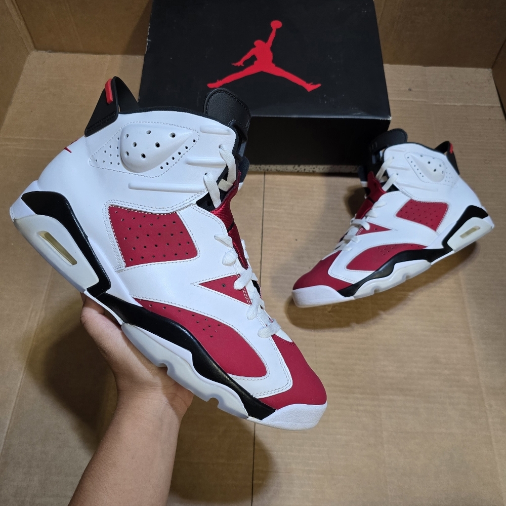Size 13 - Jordan 6 Retro OG Mid Carmine 2021